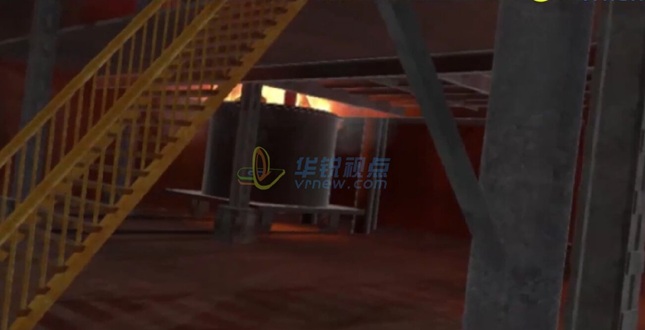 电熔镁炉数字孪生3D可视化系统