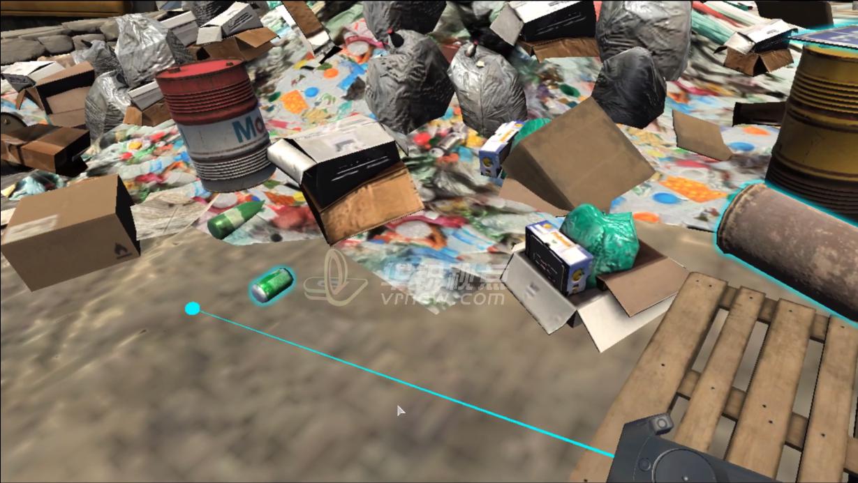 VR游戏化垃圾分类处理系统
