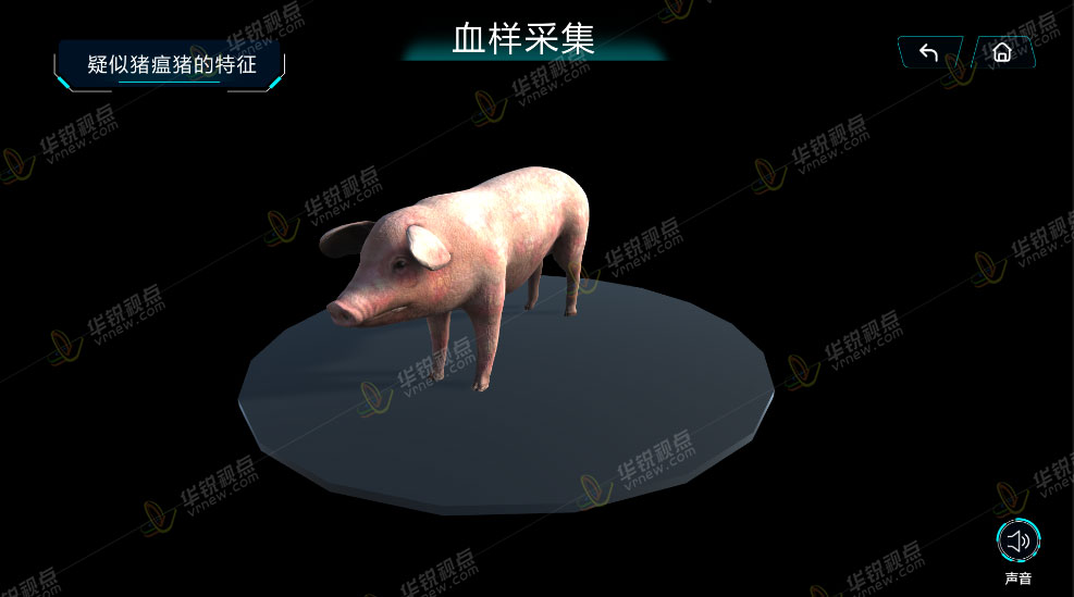 猪瘟ELisa检测VR虚拟仿真实验软件