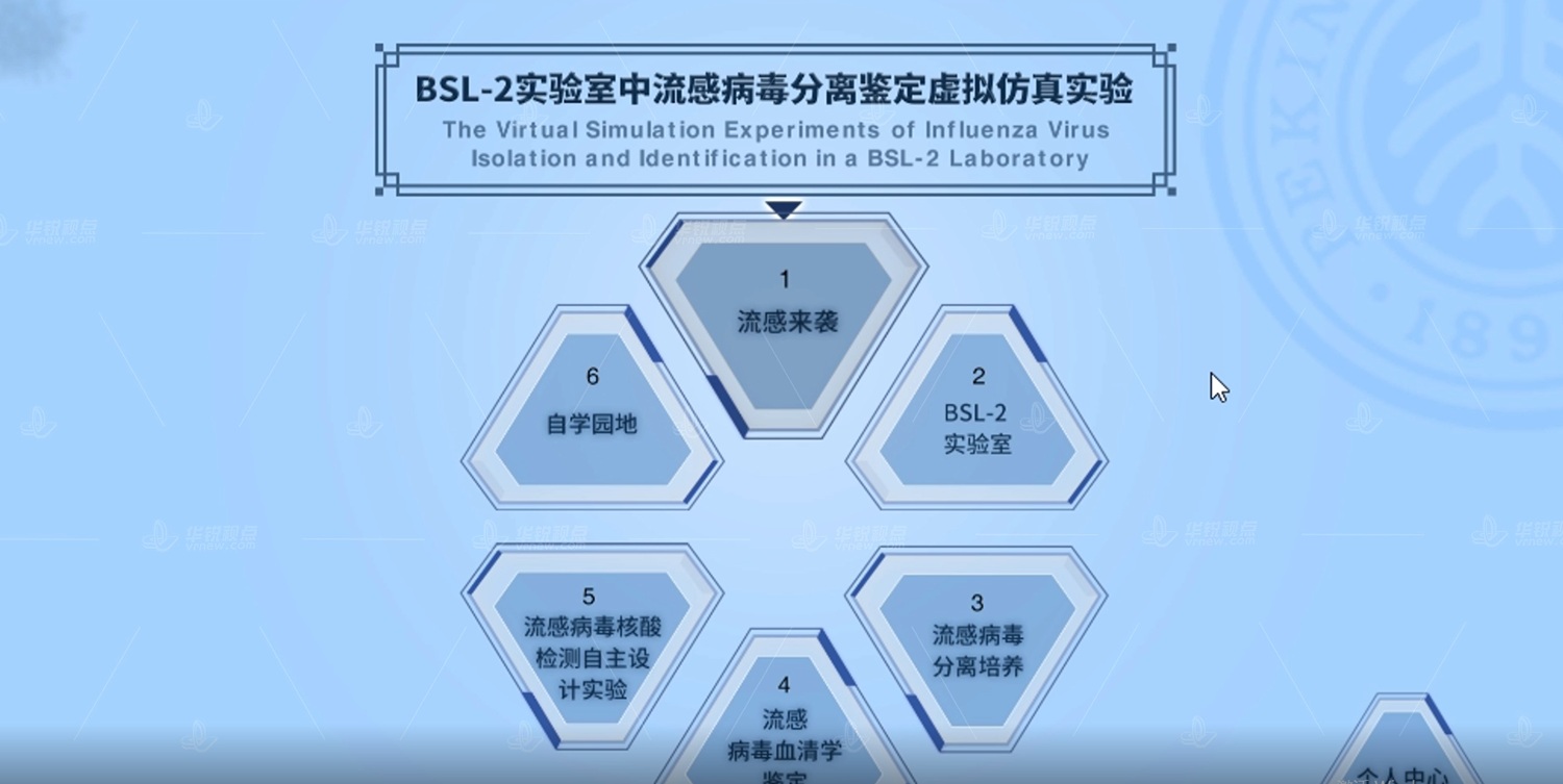 流感病毒分离鉴定VR虚拟仿真实验